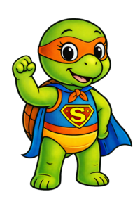 SAVE turtle mascot